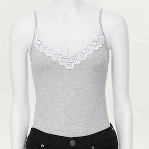 NWT LOFT Lace Trim V-Neck Cami